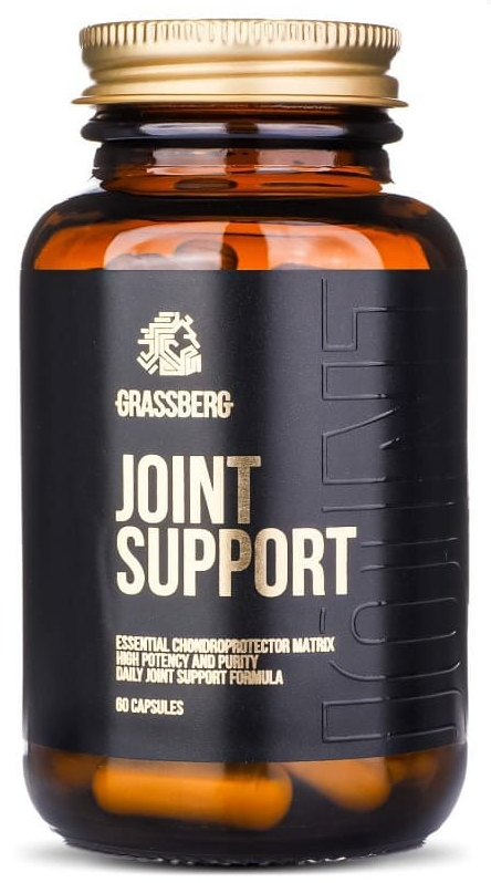 

Поддержка суставов, Joint Support, Grassberg, 60 капсул