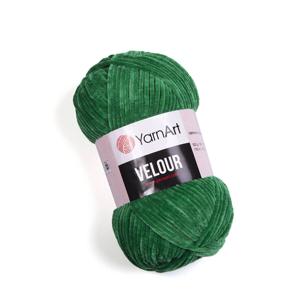 

Пряжа YarnArt Velour 856 трава
