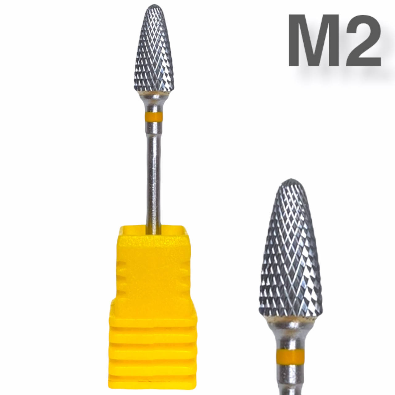 

Насадка для фрезера твердосплавная (для маникюра и педикюра)) Желтый М 2