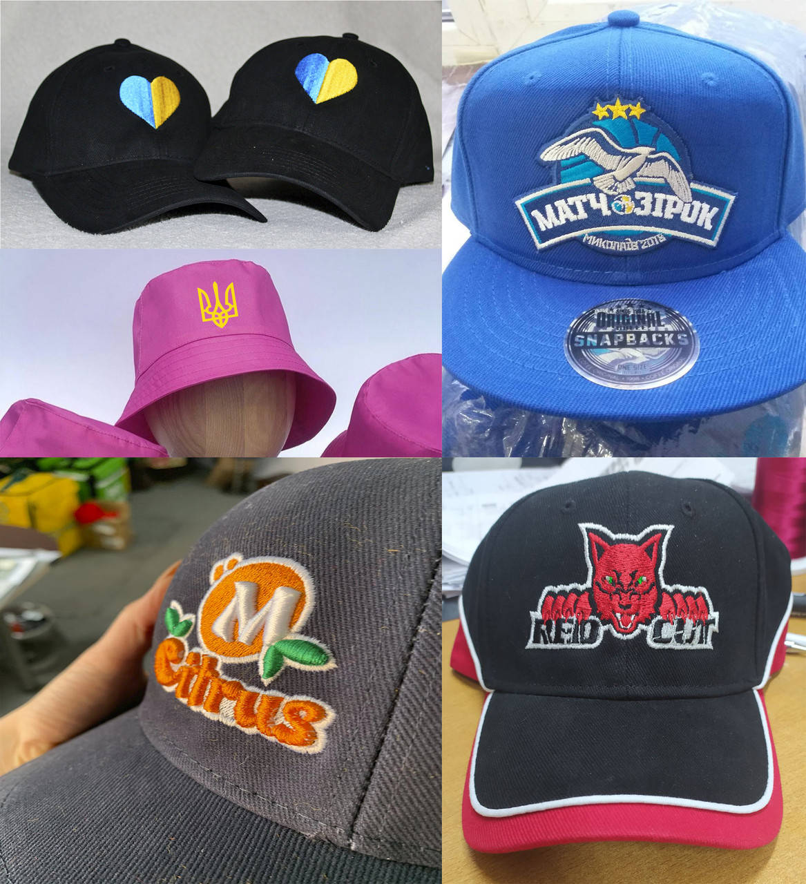 

Печать на бейсболках, кепки с логотипом