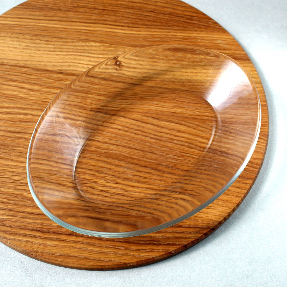 

Блюдо овальное стеклянное прозрачное ОСЗ "Симпатия" 225 мм (16с1889)