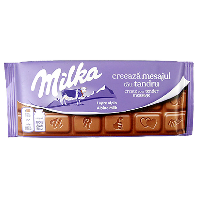 

Шоколад Мілка альпійське молоко Milka alpine milk 100g 24шт/ящ (Код : 00-00005223)