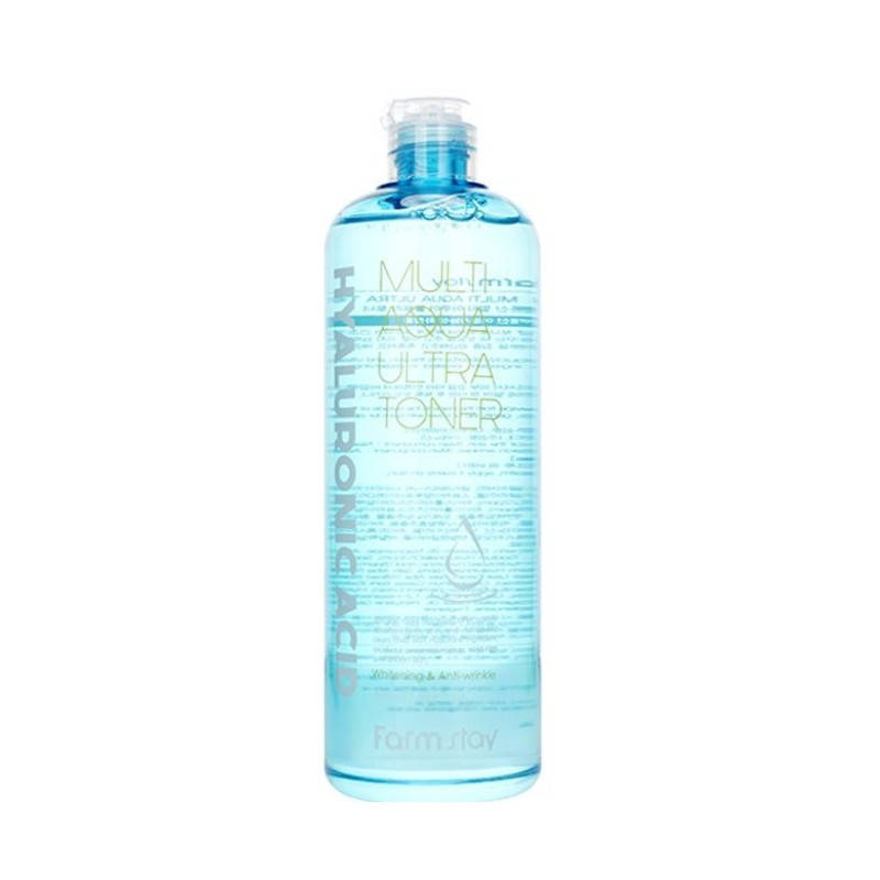 

Тонер с 5 видами гиалуроновой кислотой Farmstay Hyaluronic Acid Multi Aqua Ultra Toner