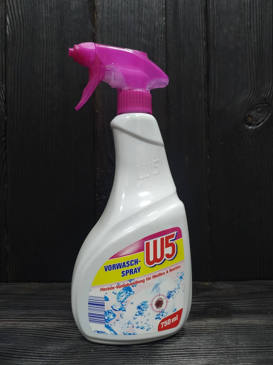 

W5 pre-wash spray Спрей-пятновыводитель 750 мл