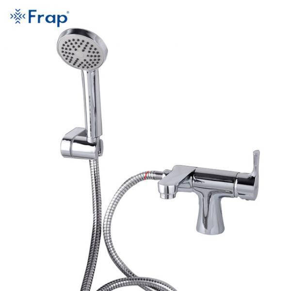 

F1252 умивальник одноваж. із гігієн. душем лат. корпус гайка Ø35 (хром) {10/1}