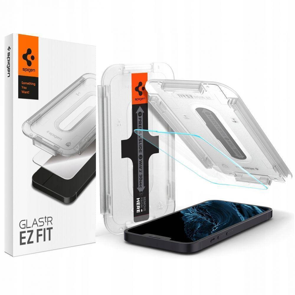 

Защитное стекло Spigen Glas.tR EZ FIT для iPhone 13 Mini Clear (AGL03726), Прозрачный