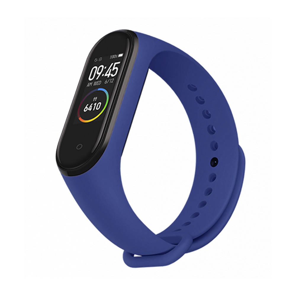 

Ремешок к браслету Mi Band 4 3 силиконовый Королевский синий