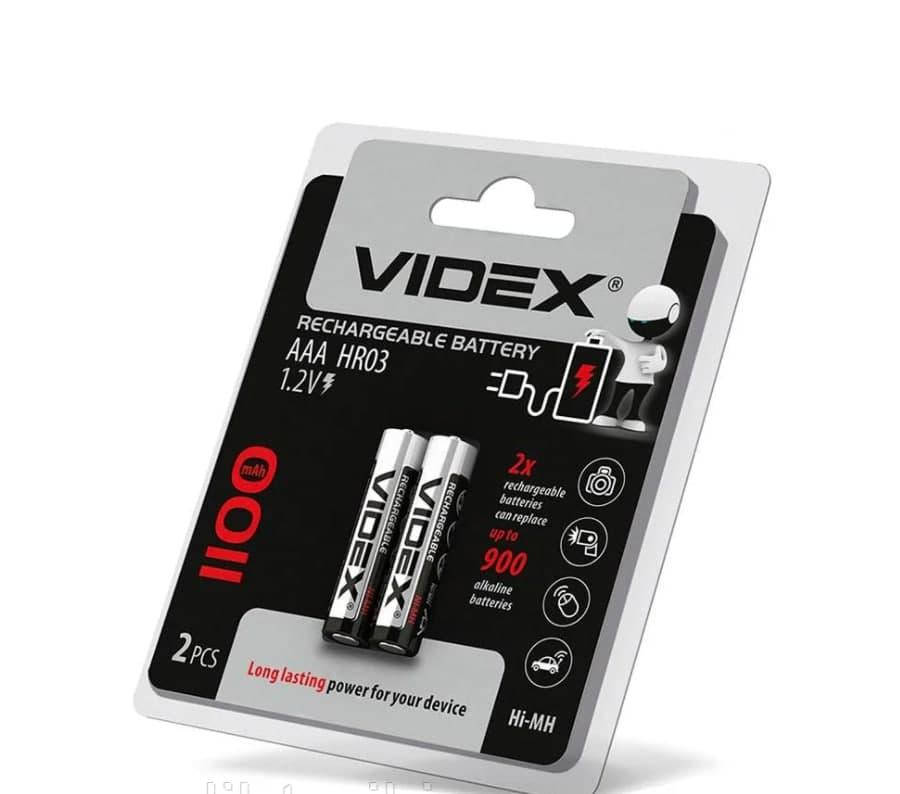 

2шт Аккумулятор мизинчик Videx AAA 1100 mAh