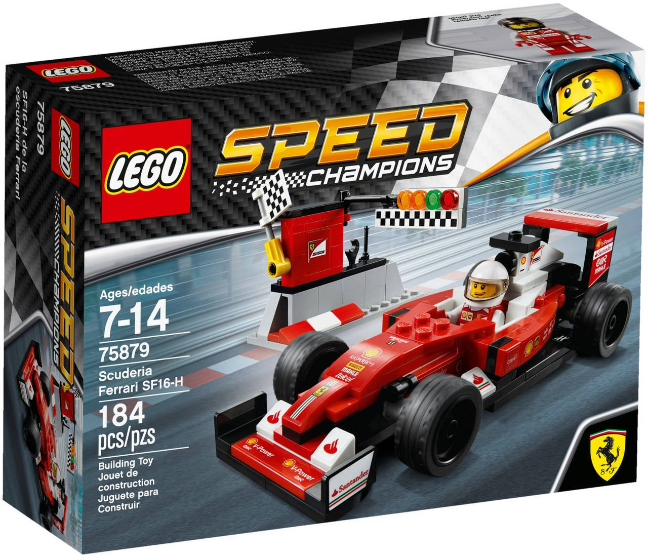 

LEGO ЛЕГО Speed Champions Scuderia Ferrari SF16-H 75879