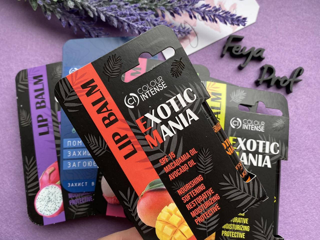 

Бальзам для губ Exotic Mania 5г 02 Сок Манго Colour Intense