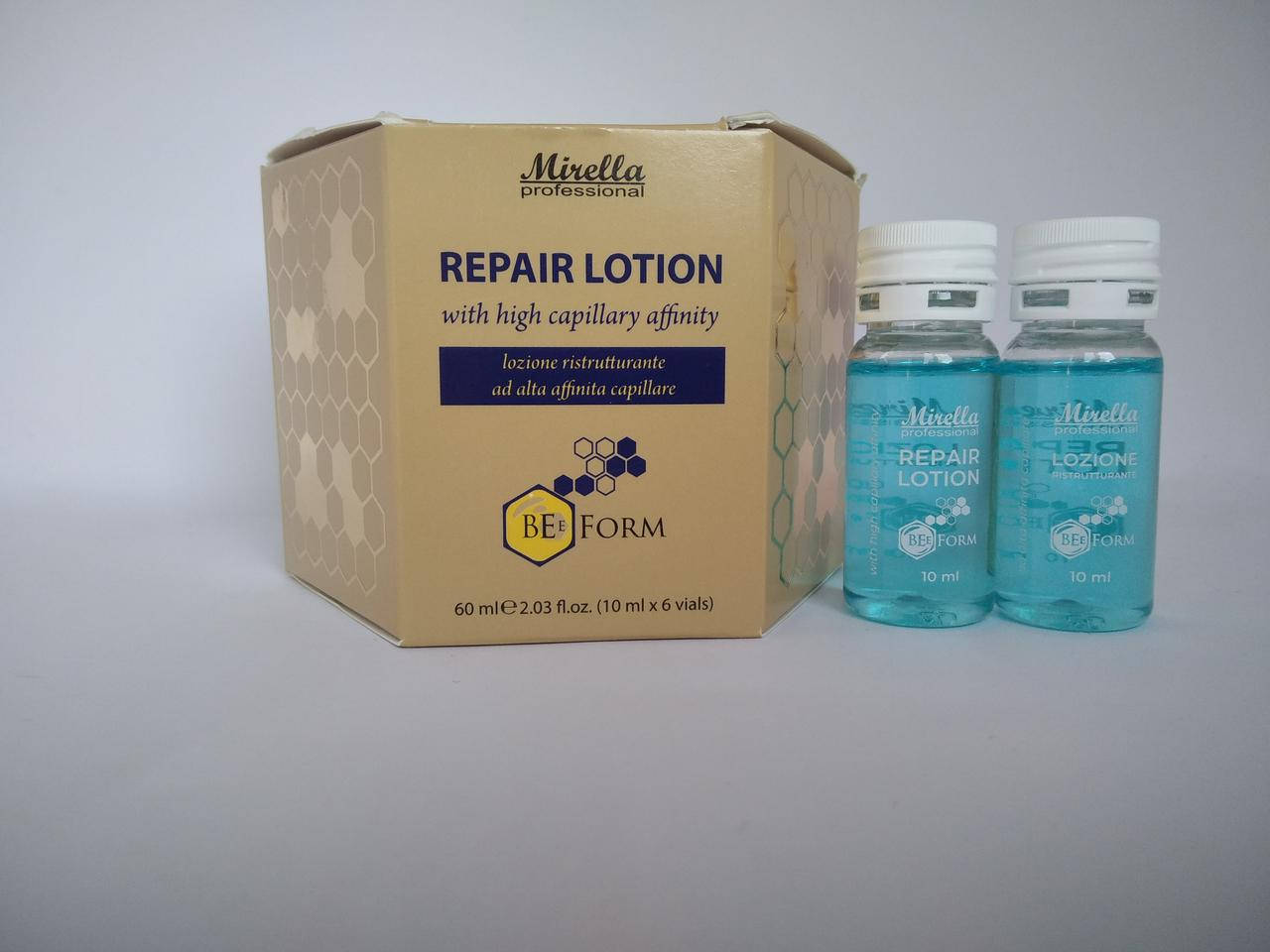 

Лосьон в ампулах для апитерапии волос BeeForm, Mirella 6х10мл