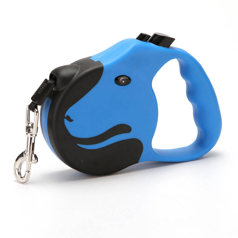 

Поводок-рулетка для собак 10 кг. 5 м. Синий
