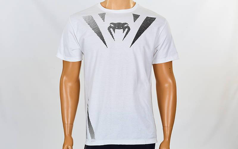 

Футболка спортивная VENUM JAWS CO-5869-3-W белый (хлопок, р-р S-L-42-52)
