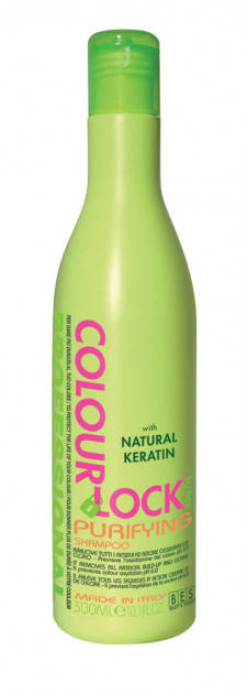 

Очищающий шампунь 300мл для окрашенных волос рН 6.0 Purifying Shampoo Colour Lock BES 300мл