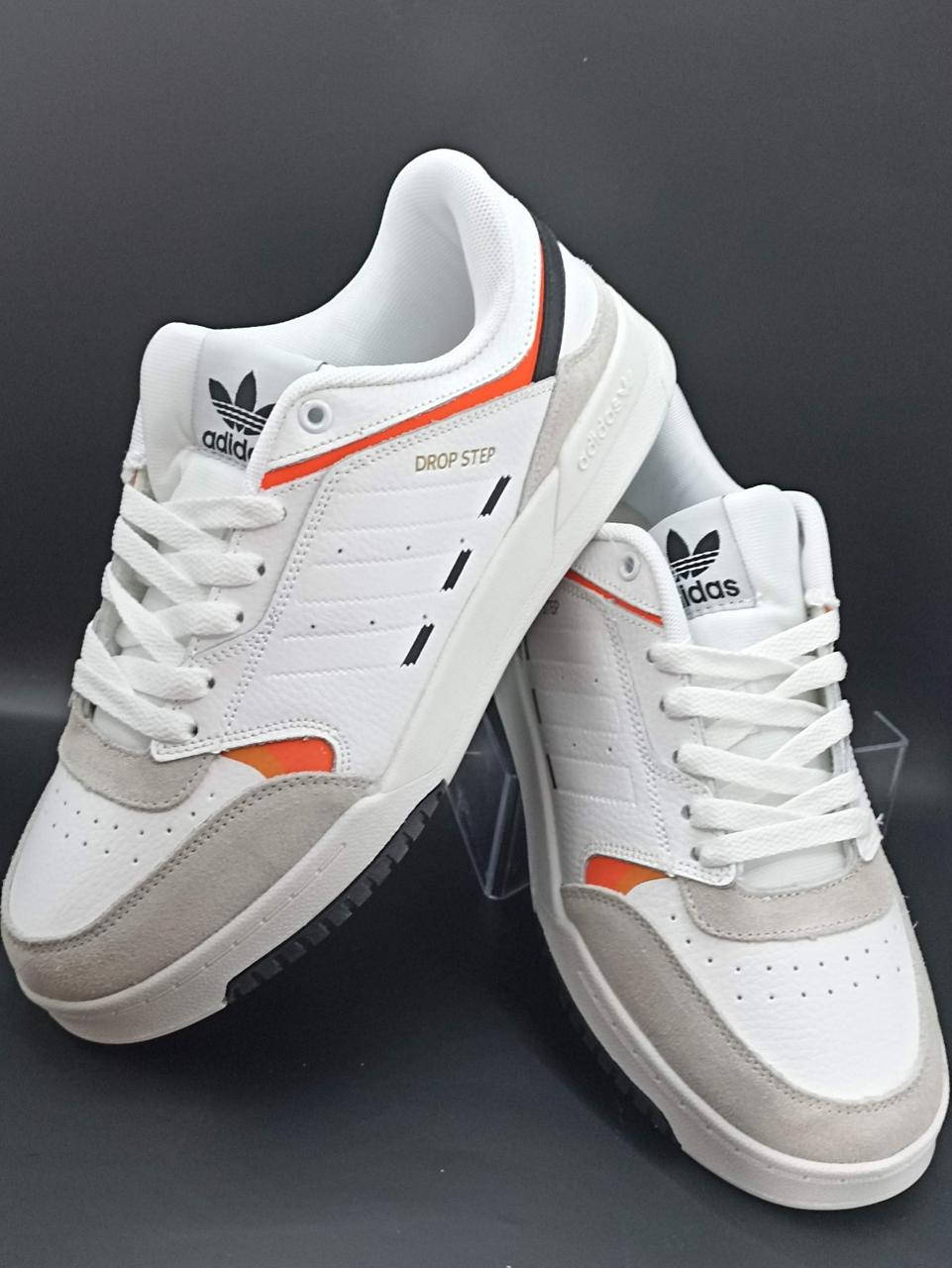 

Кроссовки мужские Adidas drop Step , кроссовки адидас дроп степ кожа, Белый