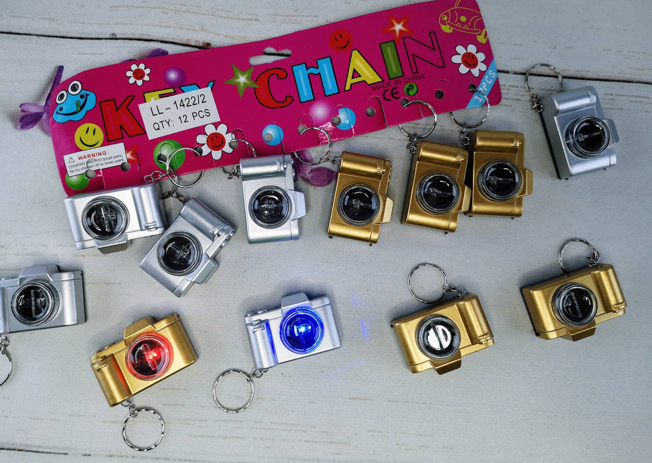 

Брелок Фотоаппарат Свет LL1422/2, Разные цвета