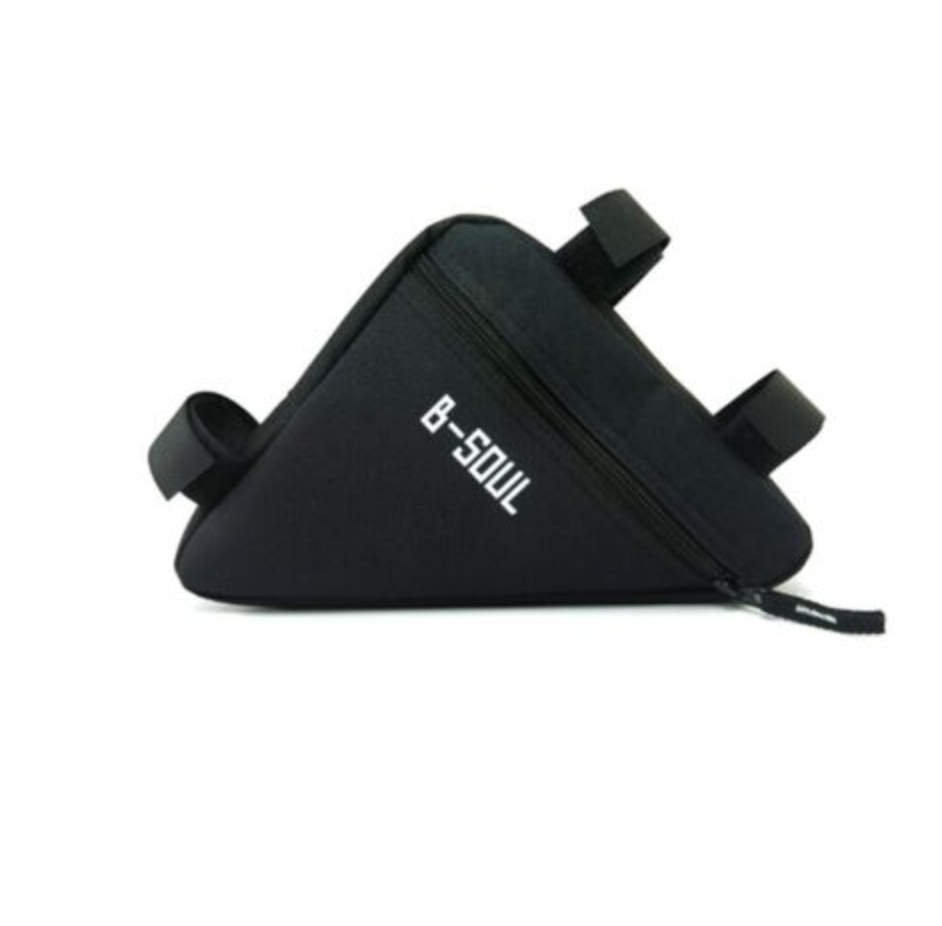 

Велосумка Сумка на раму треуголка B-Soul черная