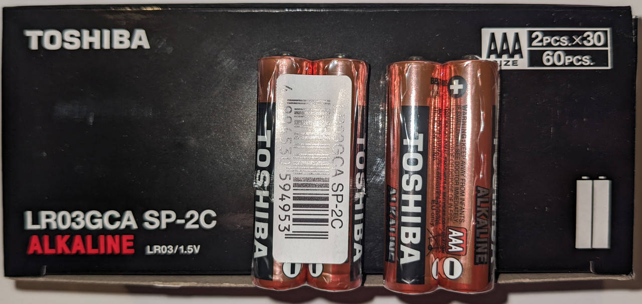

Батарейка Toshiba LR03 (60шт)