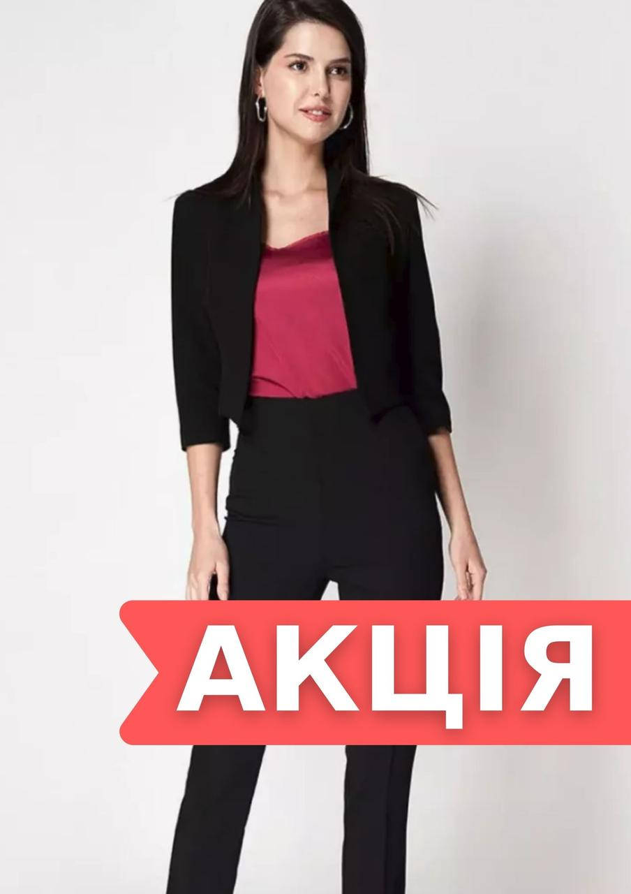 

Классический женский жакет. Черный и стильный жакет. Женский легкий летний короткий пиджак