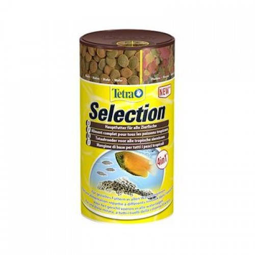 

Tetra Selection - смесь кормов для разных рыб, 250 мл
