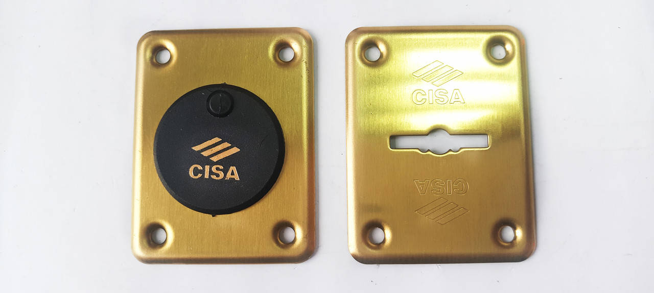 

Декоративные накладки под сувальдный ключ Cisa латунь (Италия)