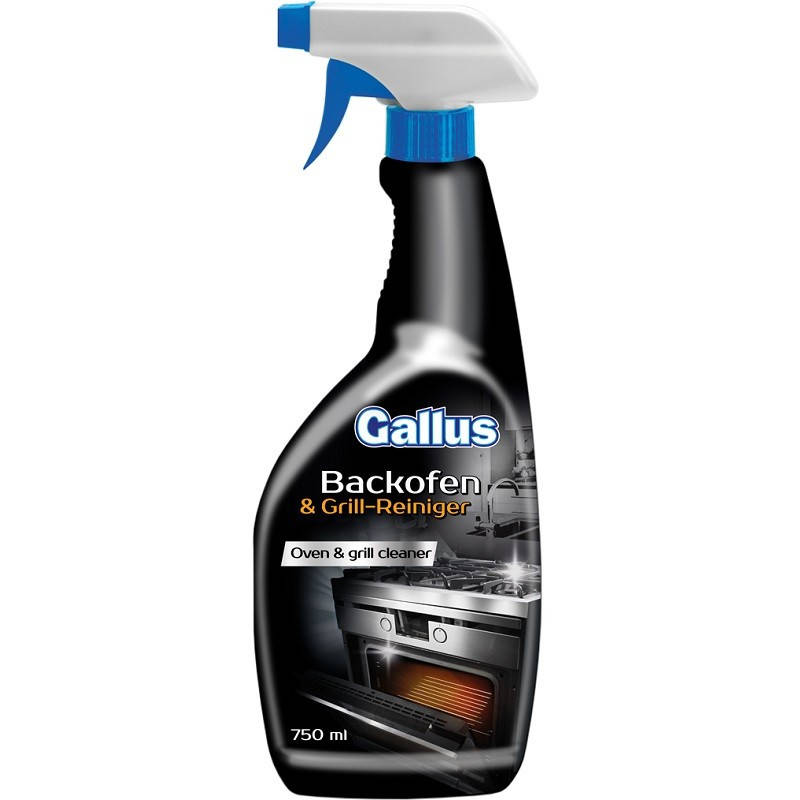

Средство для чистки духовок и гриля Gallus Backofen&Grill-Reiniger 750 мл