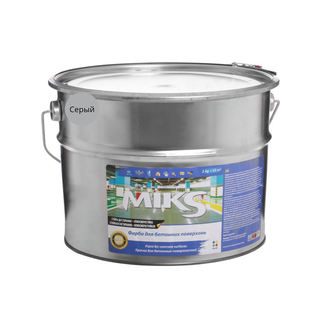 

Акриловая эмаль для дорожной разметки Miks Color серый 12кг