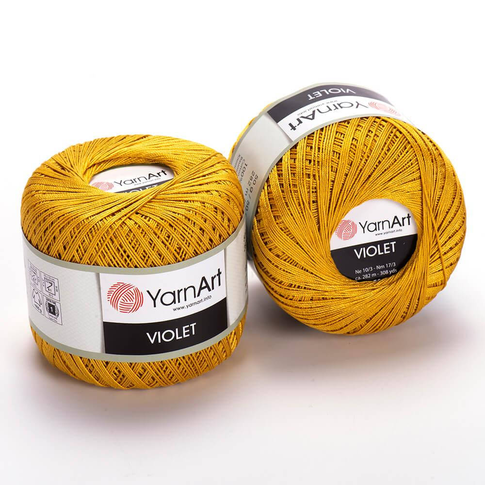 

Пряжа YarnArt Violet 4940 золото, Фиолетовый