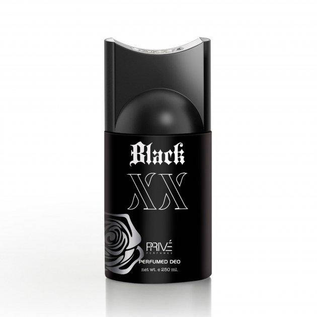 

Дезодорант парфумований PRIVE 250мл Black XX чоловічий
