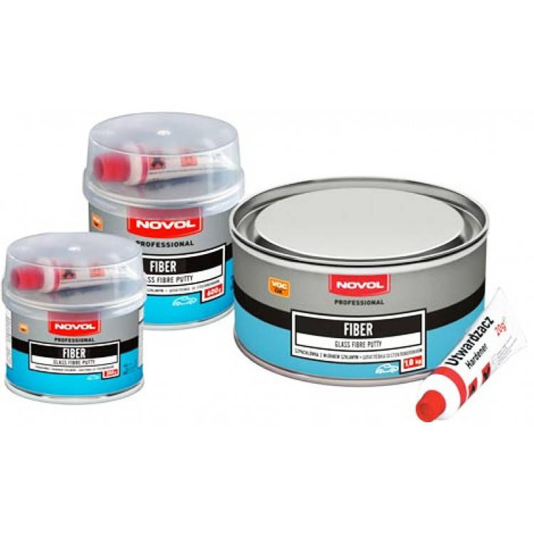 

Шпатлевка со стекловолокном Novol FIBER 1,8 кг