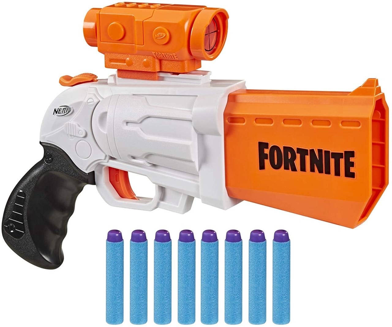 

Бластер NERF Fortnite с прицелом на 8 пуль Фортнайт