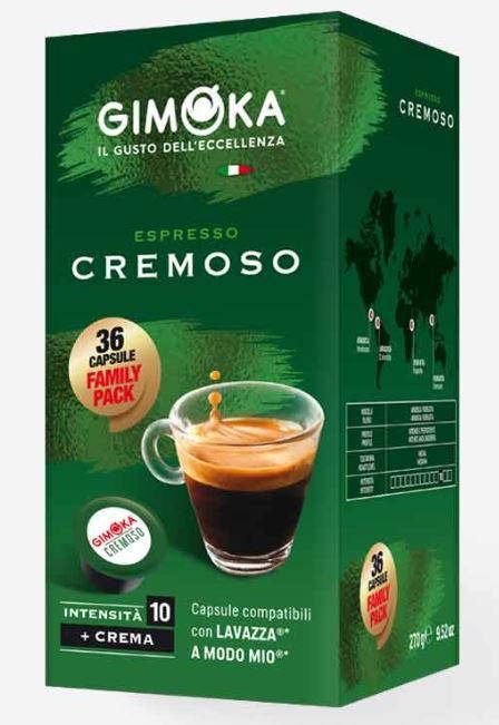 

GIMOKA Lavazza A Modo Mio Cremoso (Int = 10; 36 капсул)