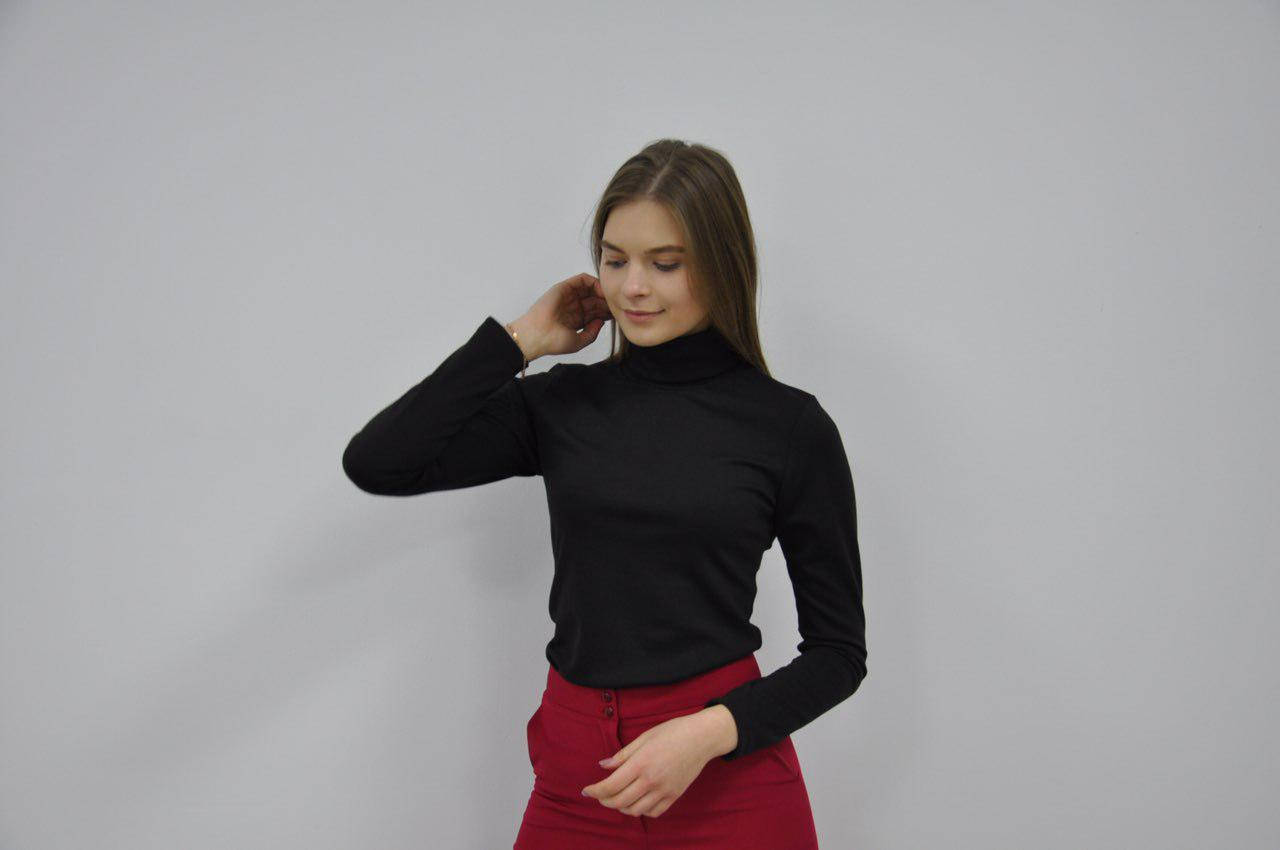 

Гольф женский Черный, L