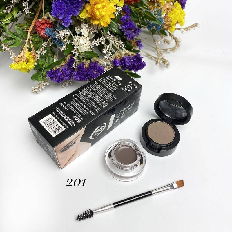 

Помадка для бровей+ тени+ профессиональная кисть La Rosa Color My Brows №201