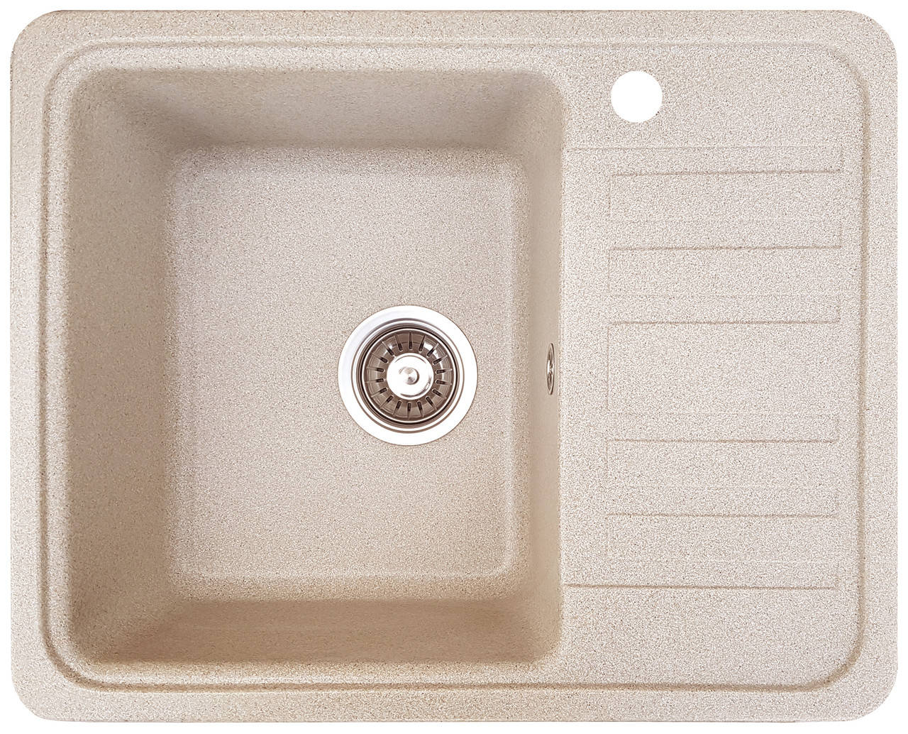 

Гранитная кухонная мойка Valetti 9R 460х570 мм, Бежевый