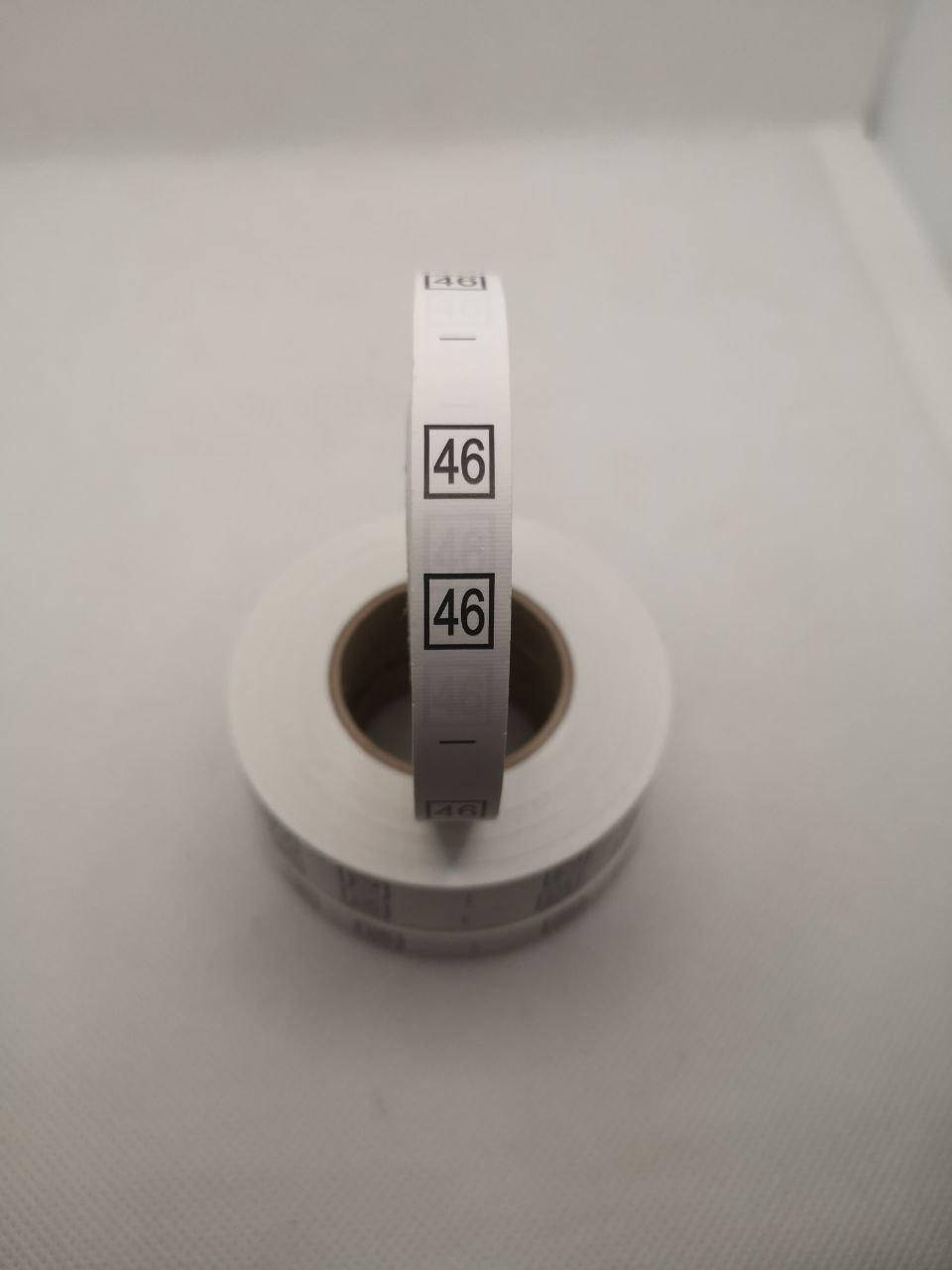 

Размерник пришевной нейлон №46 (в упаковке 600 штук) Турция, Белый