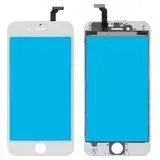 

Сенсорный экран для смартфона iPhone 6, тачскрин белый, с рамкой