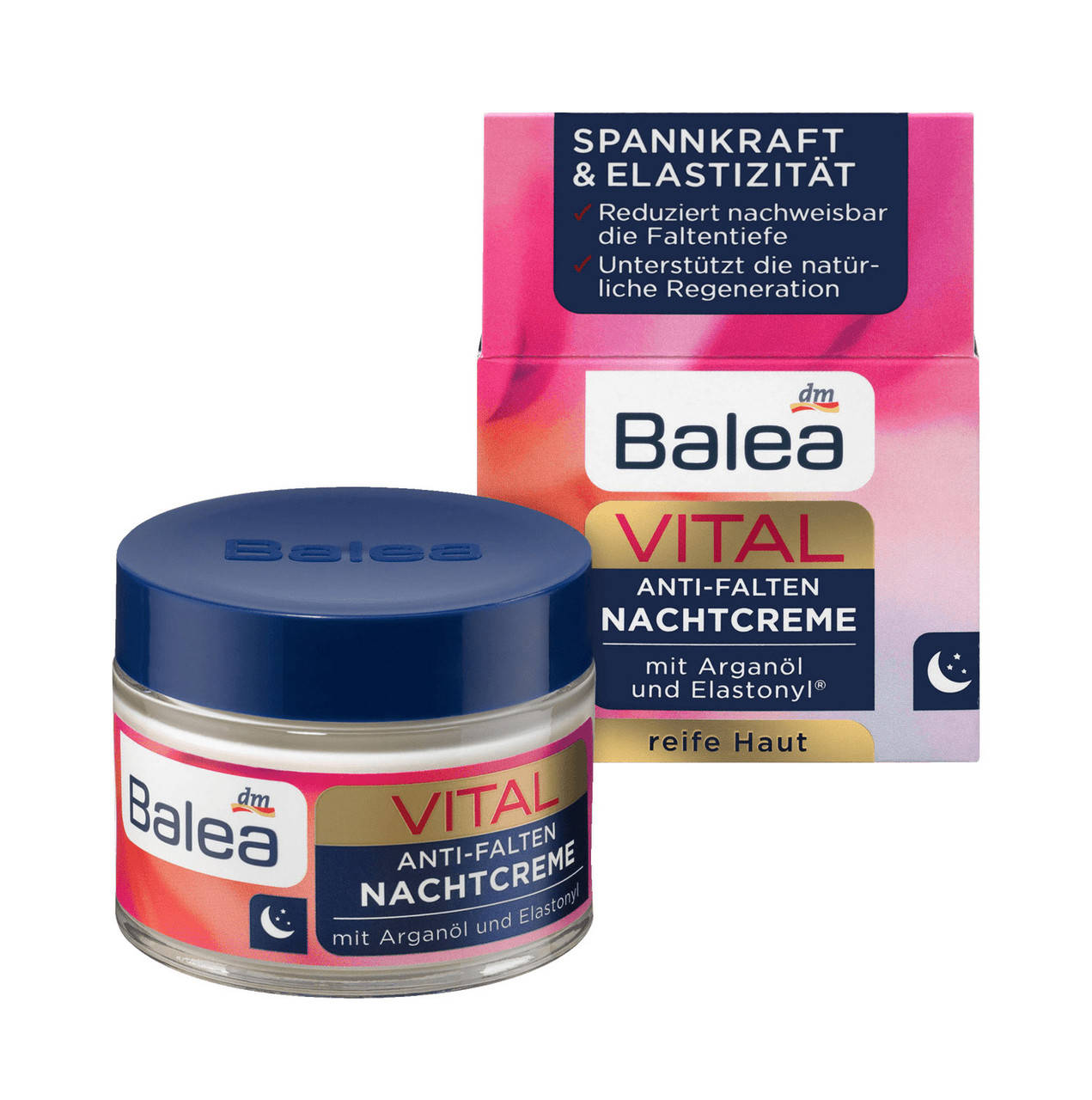 

Ночной крем против морщин Balea Vital (для зрелой кожи 40+) 50 мл
