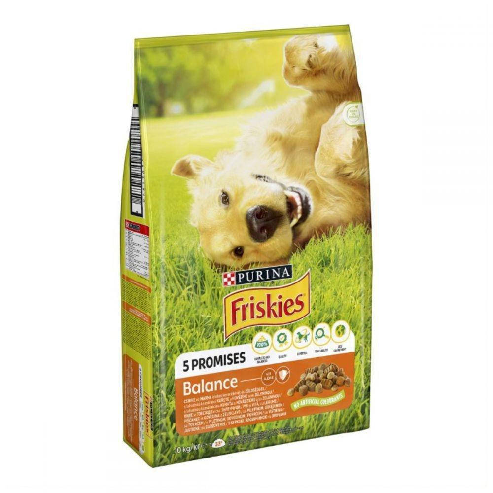 

Сухой корм Friskies Dog Balance для собак, с курицей и овощами 10 кг