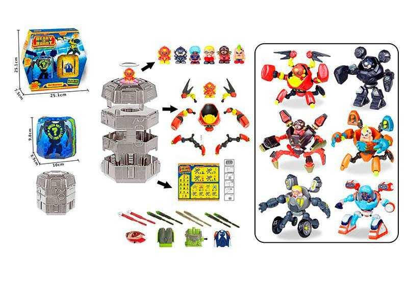 

Герой "Bot Blaster", 6 видов, подпружиненная ракета, N805