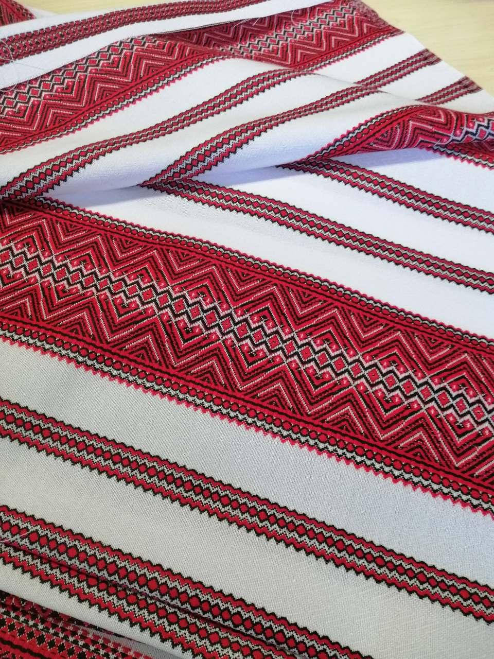 

Ткань с вышивкой для одежды и скатертей Вернисаж ТДК-50 6/1, Белый