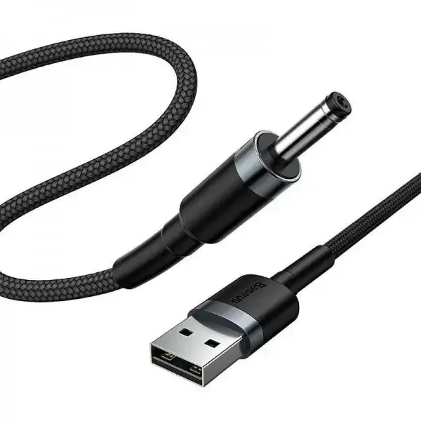 

Кабель USB-DC3.5mm Baseus Cafule 2A 1m (CADKLF-G1) Grey/Black