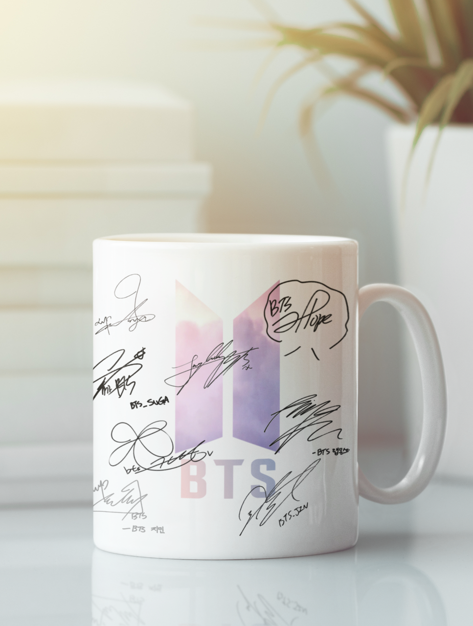 

Чашка с принтом "BTS 2"