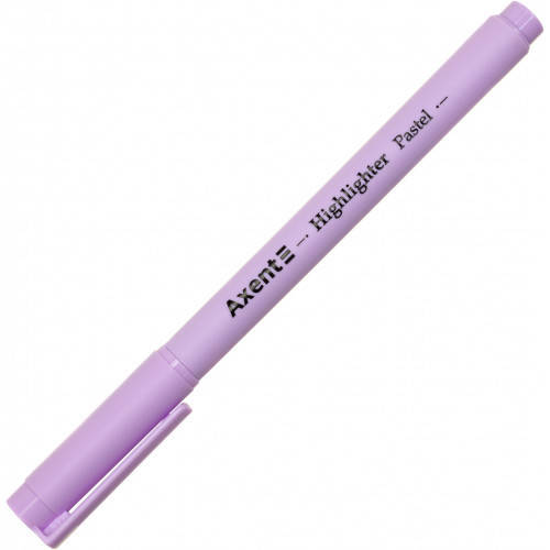 Текстмаркер "Axent" 2533-36-A клин. Highlighter Pastel 2-4мм лавандовий