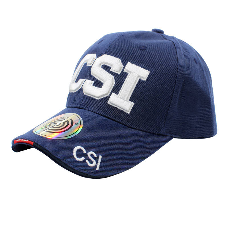 

Бейсболка Han-Wild CSI Blue с вышитой надписью для занятий спортом, Синий