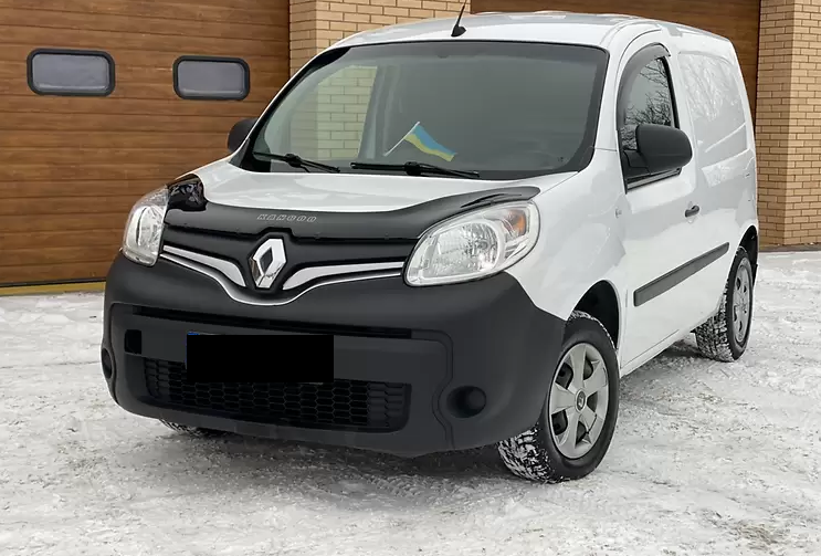 

Дефлектор капота (мухобойка) Renault Kangoo 2013-2022, на кріпленнях