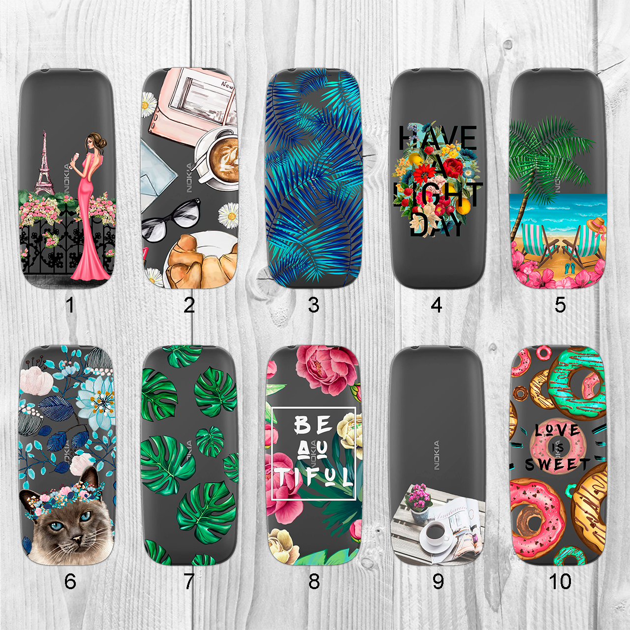 

Силиконовый чехол с рисунком для Nokia 105 (2017) (new collection)