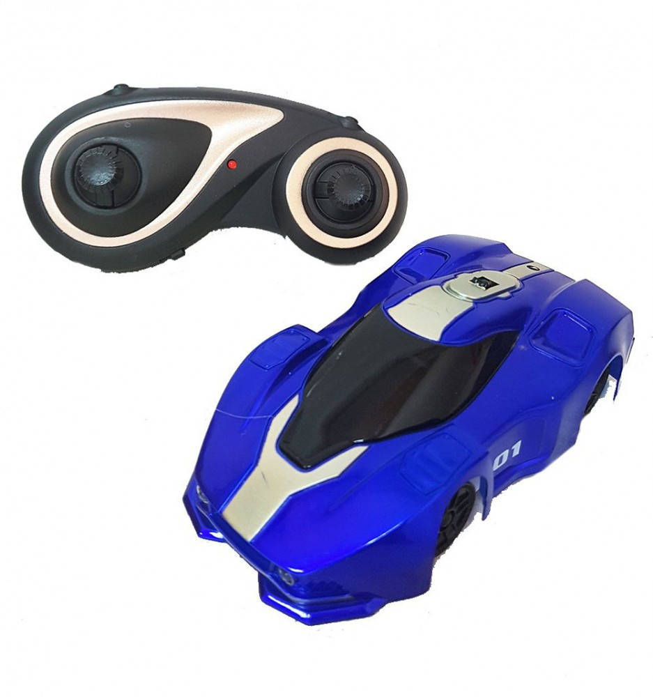 

Антигравитационная радиоуправляемая машинка Wall Climber Car Синяя