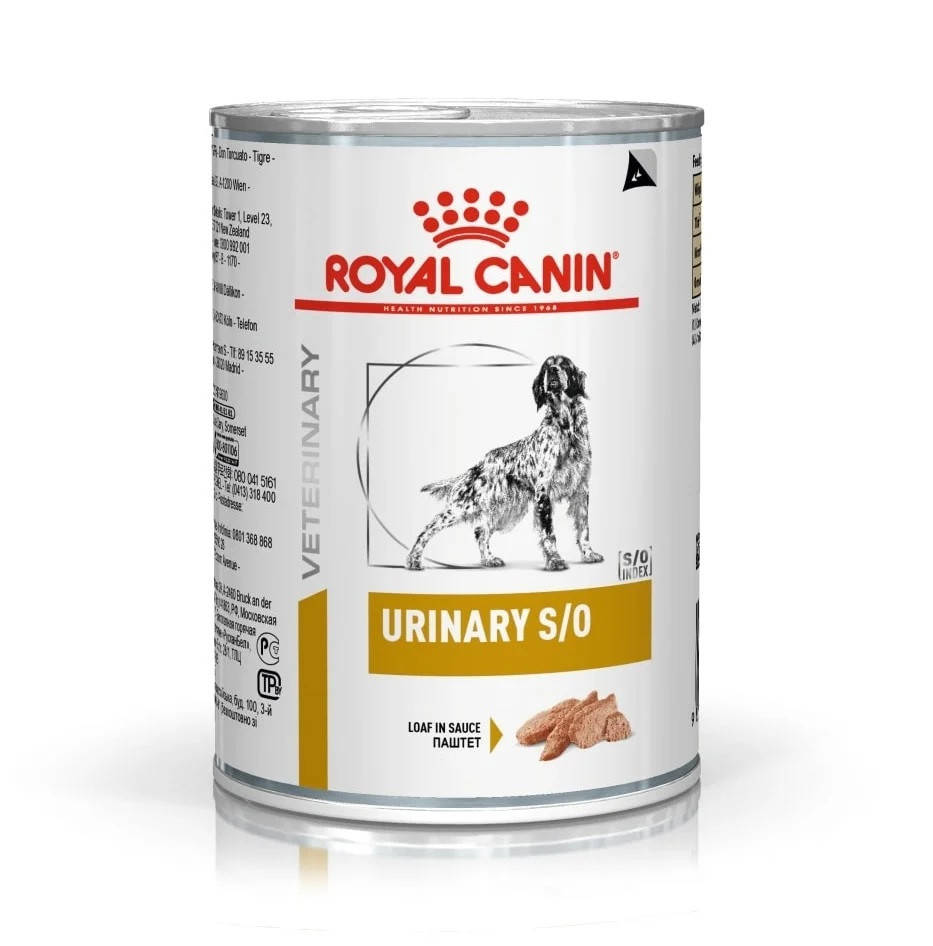 

Royal Canin Urinary S/O (Роял Канин Уринари СО) влажный корм для собак при заболеваниях мочевыводящих путей
