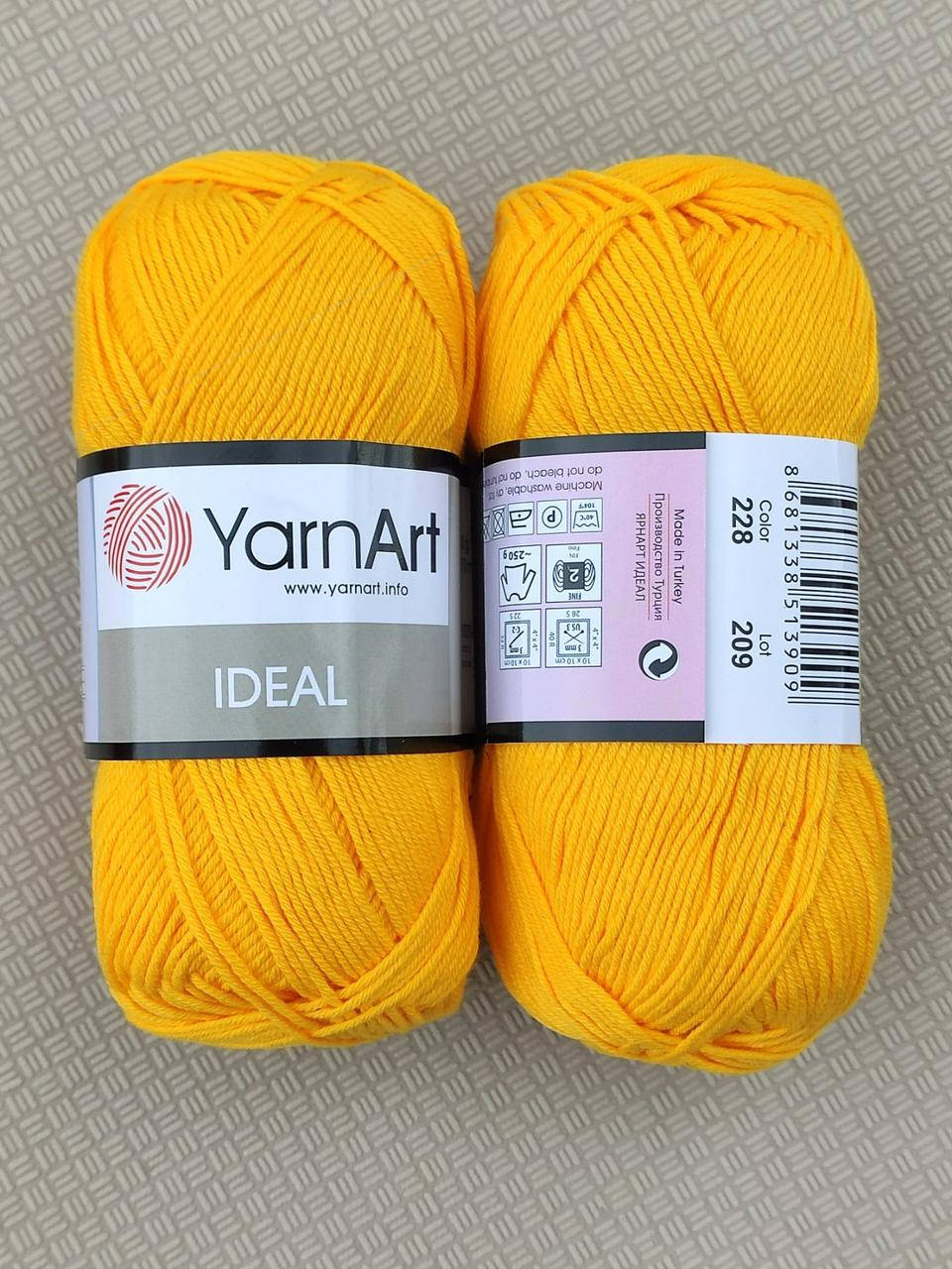 

YarnArt Ideal - 228 желтый